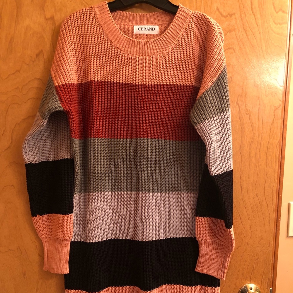 Woman’s Cable knit sweater dress size large